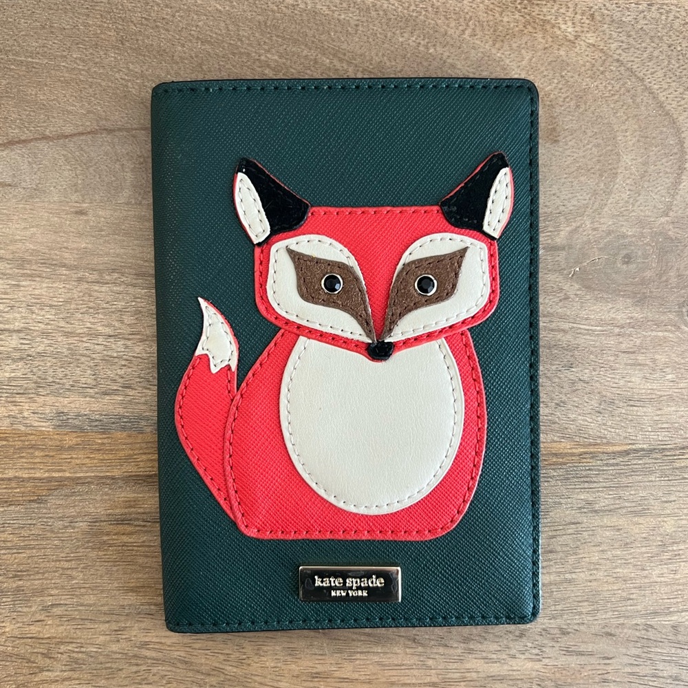 Kate Spade Fox Passport Wallet
